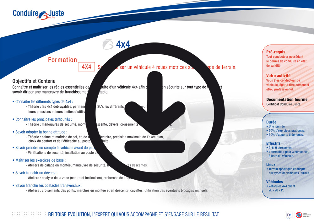 Programme CJ4x4 à télécharger