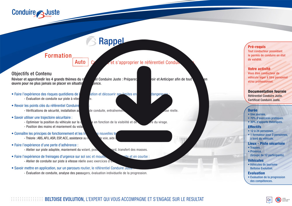 Programme CJ Rappel à télécharger