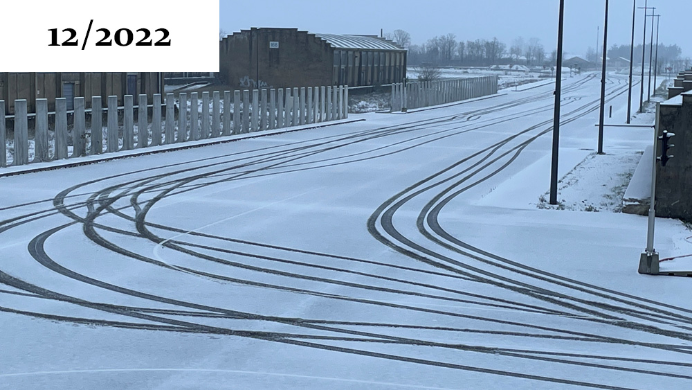 Circuit de Tranpolis sous la neige